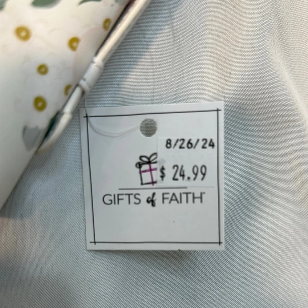 Floral Bible Cover Case with Handle, Zipper, “Always Choose Joy” on back, BNWT